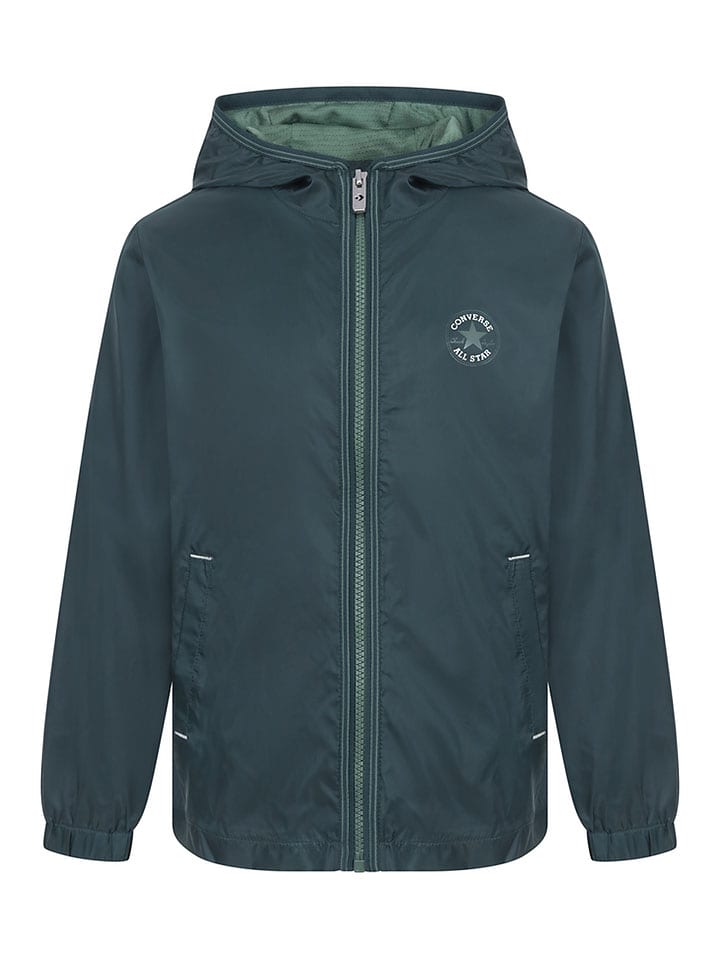 Converse Windbreaker in Dunkelgrün - 158-170