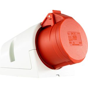 REV-Ritter CEE-Steckdose 0510600555, 5-polig, Wandmontage, Aufputz, IP44 Spritzwasserschutz, 400 V, 16 A
