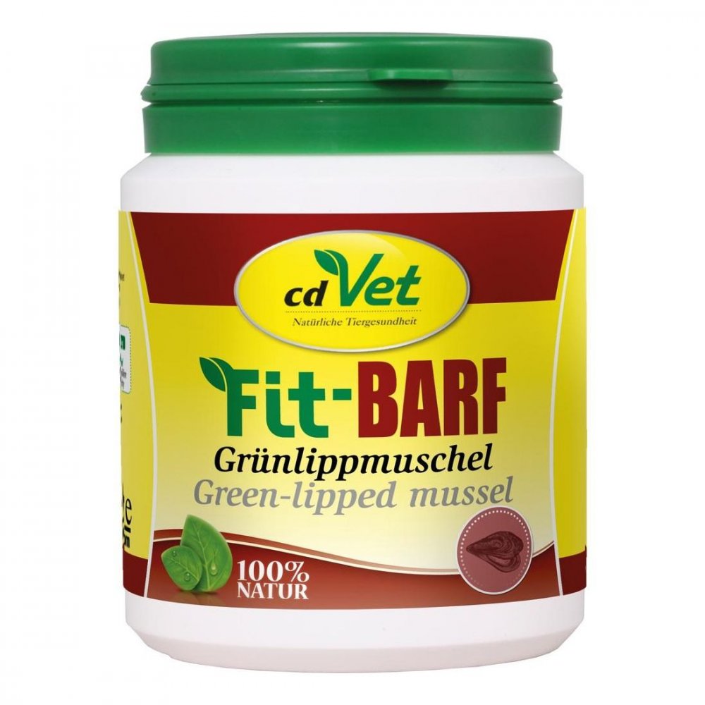cdVet Naturprodukte GmbH Fit-barf Grünlippmuschel Pulver für Hunde und Katzen 10383203