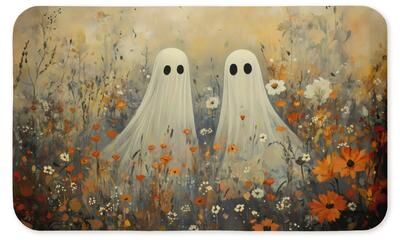 "Stupell Ghost Halloween Themed Printed Anti-Fatigue Floor Mat, 30""x18"""