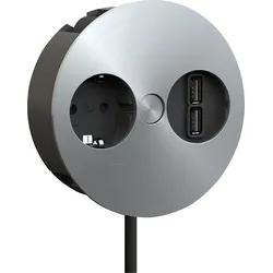 BACH 931.031 - TWIST Steckdoseneinheit, 1-fach, USB A/A 15W