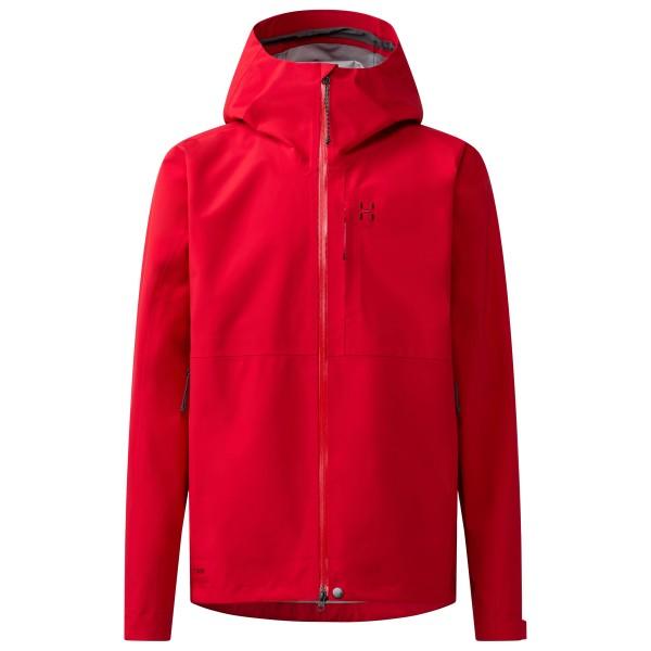 Haglöfs - Front Proof II Jacket - Regenjacke Gr S rot