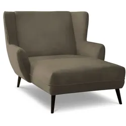 Exxpo by Gala Longseat-Sessel Amarillo Stoff Taupe Salvador