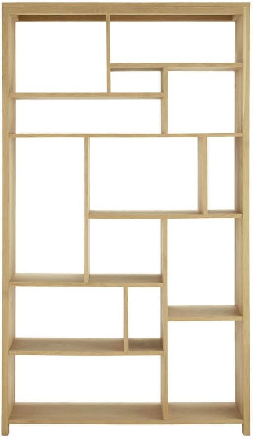 Maisons du Monde Étagère déstructurée en chêne L112 Beige 112x210x30cm