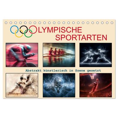Olympische Sportarten (Tischkalender 2027 DIN A5 quer), CALVENDO Monatskalender