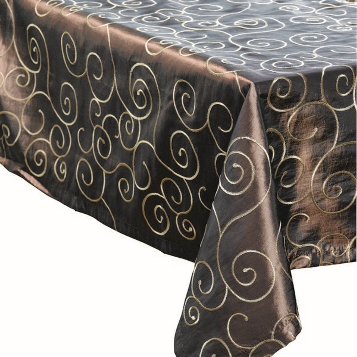 Florence Tafelkleed Textiel Bruin 140 x 140 cm