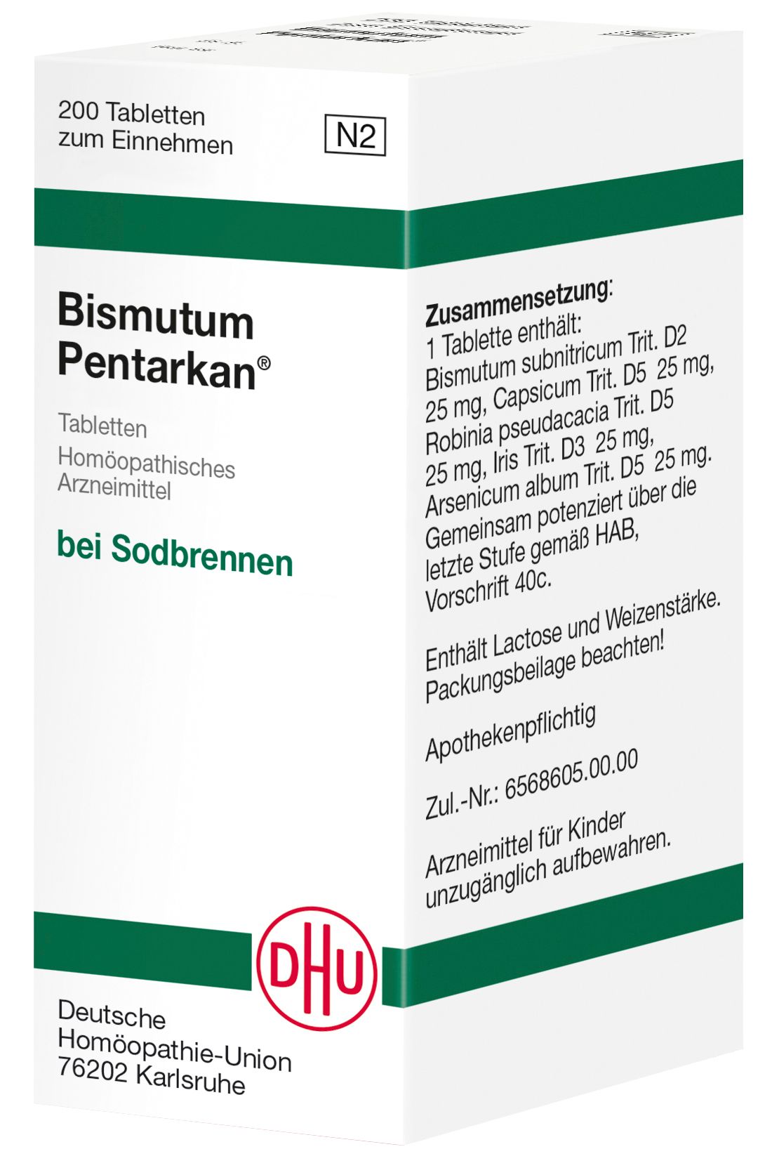 Bismutum Pentarkan Tabletten 200 St