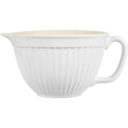 IB Laursen Rührschüssel Mynte aus Steingut, Pure White