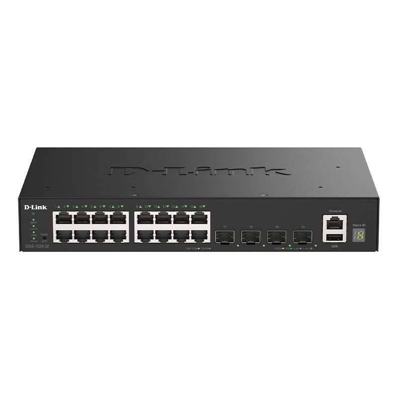 D-LINK 20-PORT SMART MANAGED GIGABIT STACK SWITCH