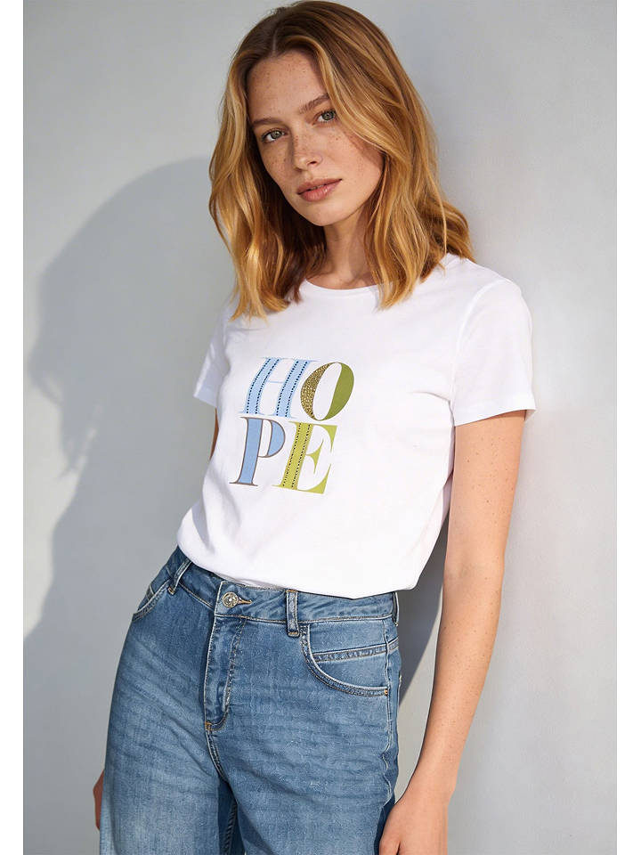 More & More Shirt in Weiß - 44