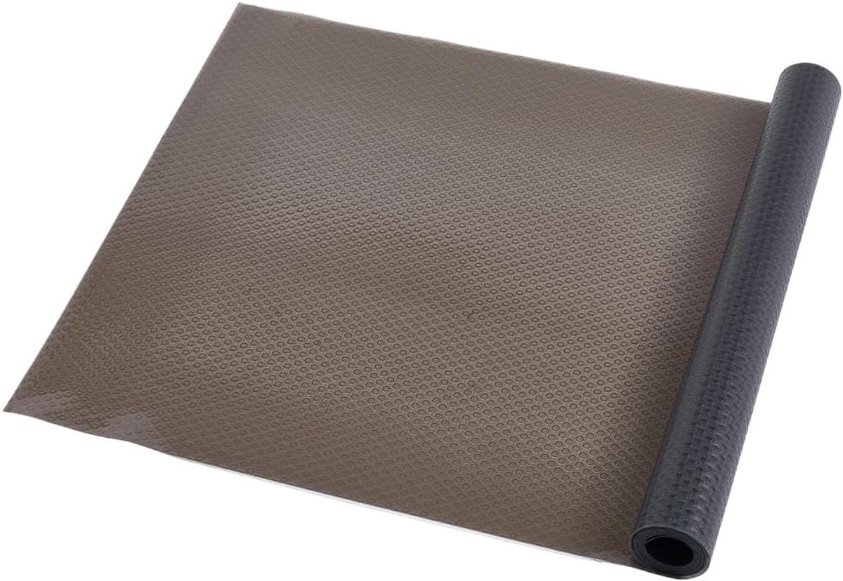 Merkloze Waterdichte Antislip Ladebeschermer voor Keuken en Meubels, Zwart, 45 x 500 cm