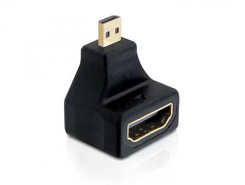 Delock 65270 HDMI Adapter [1x Micro HDMI - 1x HDMI-Buchse] Schwarz