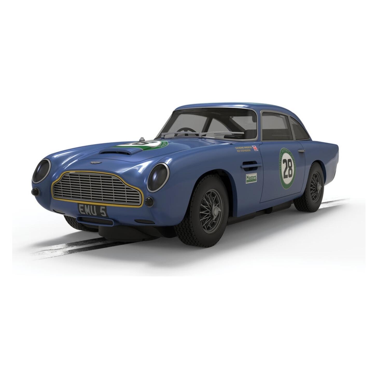 Scalextric Aston Martin DB5 - Blue / Yellow - Historic GT Racing (C4599)