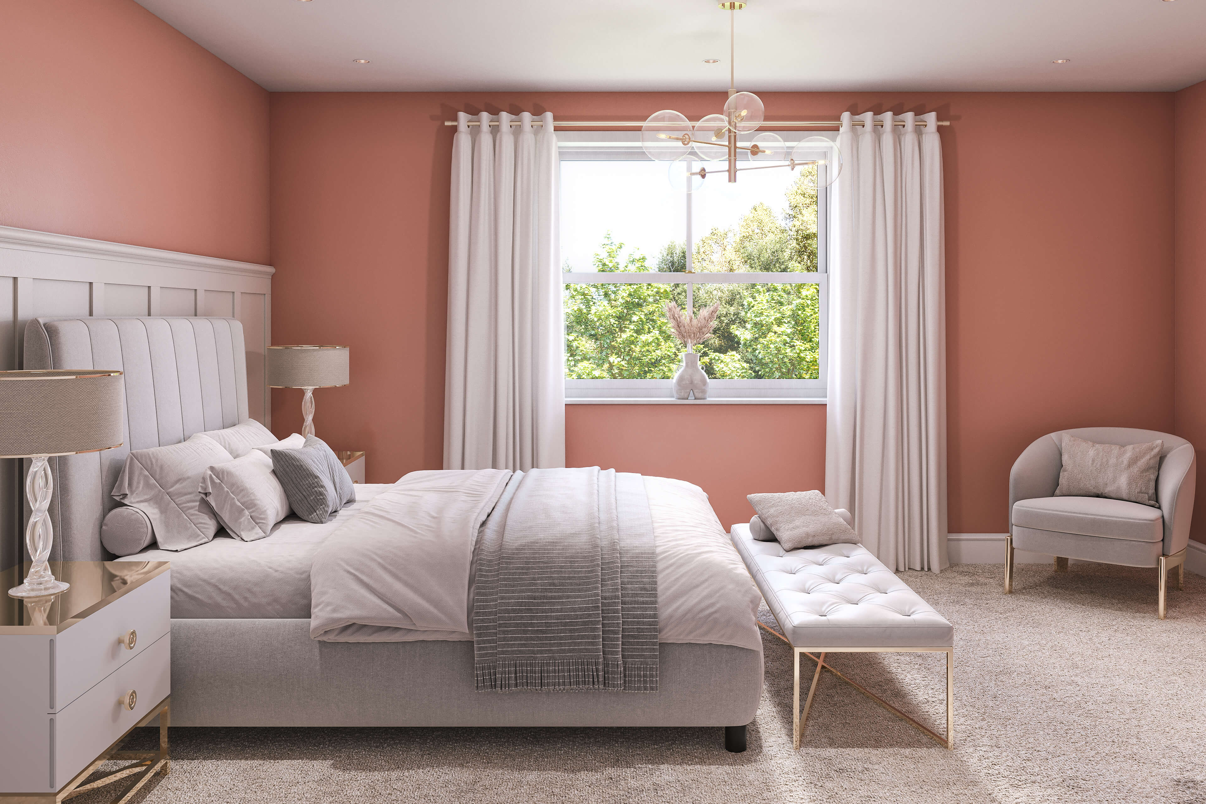 Hemway Peel and Stick Sample - Interior Paint - Red Sand