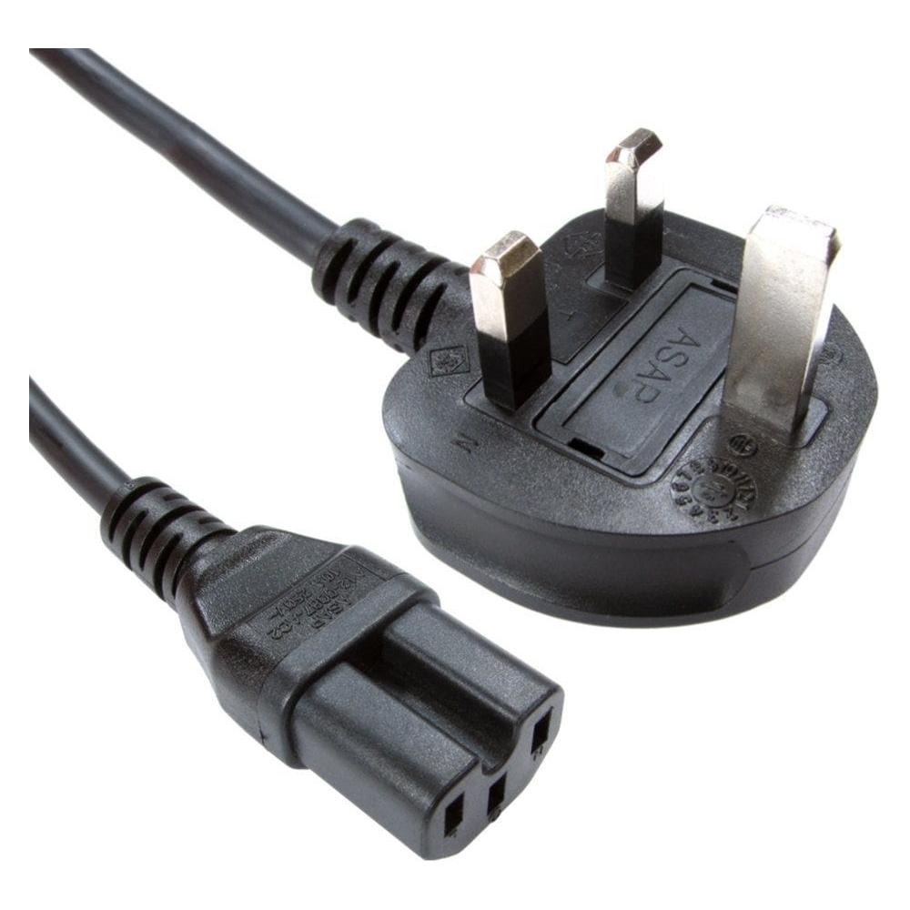Cables Direct 2M UK - C15 MAINS LEAD (2 m) (RB-252W)