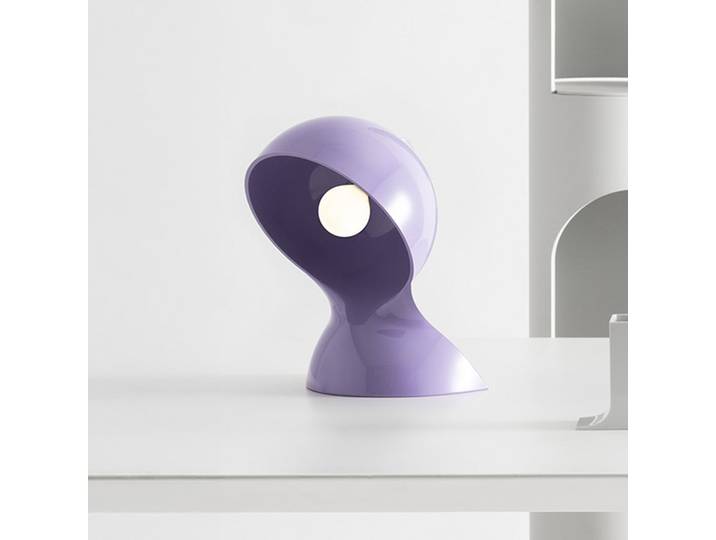 Dalú Tischlampe, Höhe 26 cm, lavendel - Artemide - Wohnzimmer - Design - Kunststoff