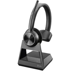 HP Poly Savi 7320-M Office Stereo (Kabellos, USB-A, Microsoft Teams), Office Headset, Schwarz