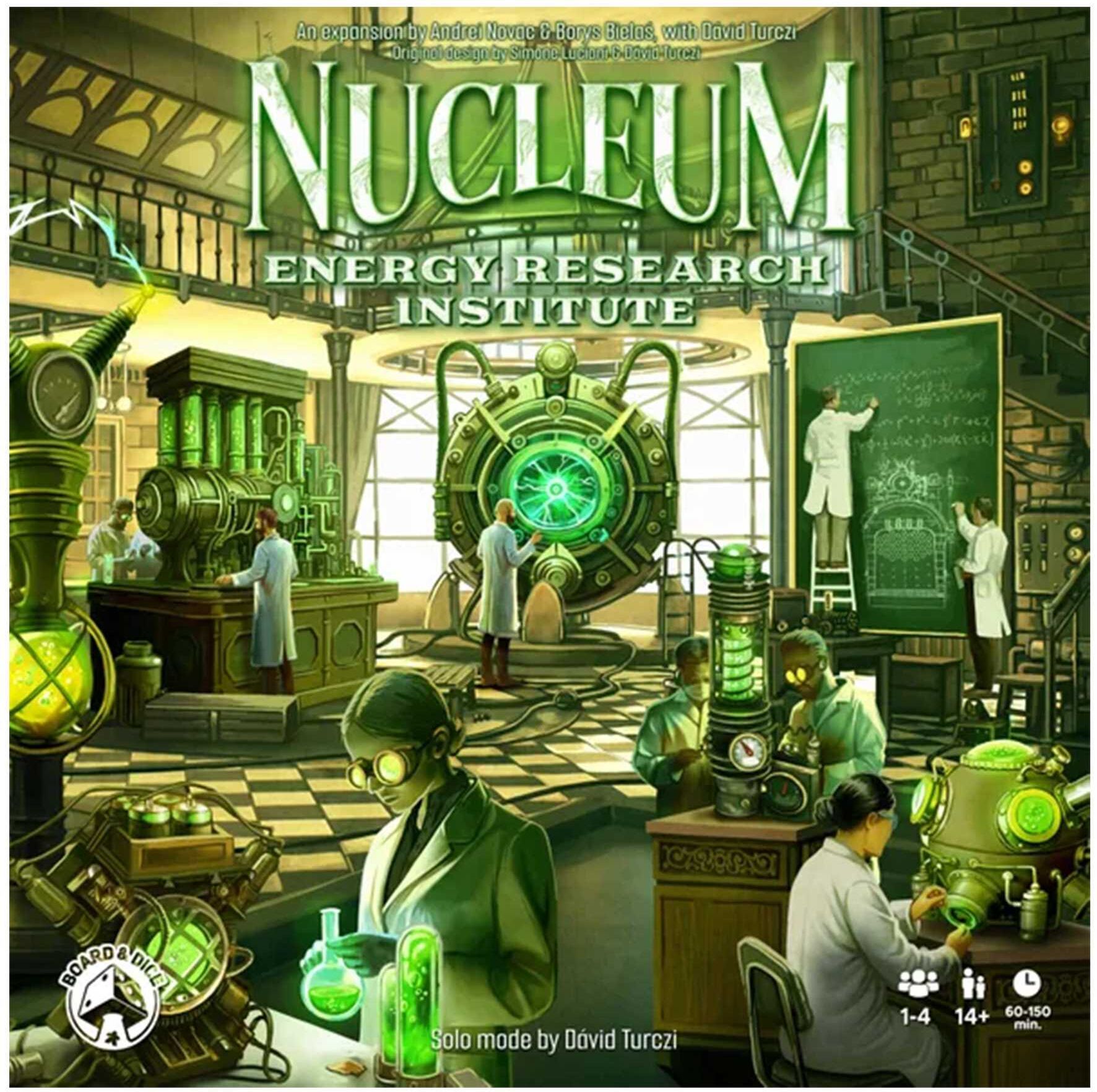 Nucleum: Energy Research Institute Board Game by Board and Dice - Strategic Economic Board Game with Energy Networks and Research Development