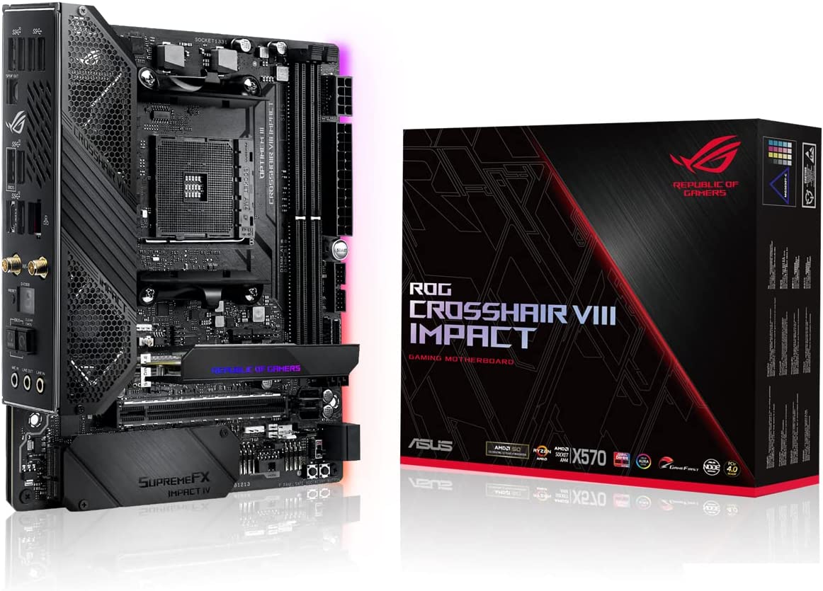 ASUS ROG Crosshair VIII Impact X570 Mini-ITX Mainboard - Sockel AM4