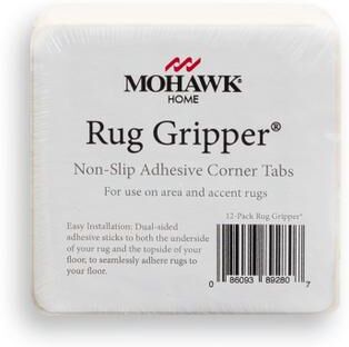 Mohawk Home Gripper Tab Pack for Area Rugs - White