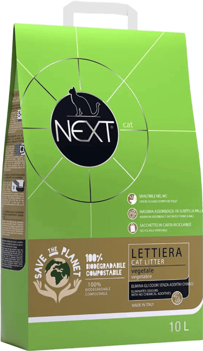 Kit Risparmio 5x10L Next Lettiera Gatto Vegetale 5X10L