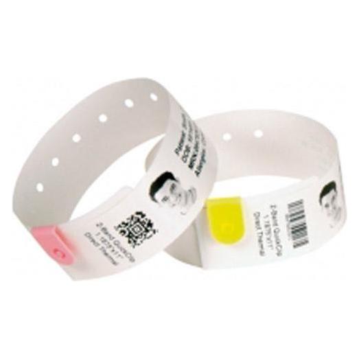 Zebra Z-Band Direct - Polypropylen (PP) - permanenter Acrylklebstoff - perforiert - 6 mil - lila, Fü (10006995-4K)