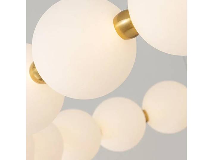Anneau lustre luminaire nordique LED acrylique bulle suspension pour salon chambre cuisine île décor à la maison