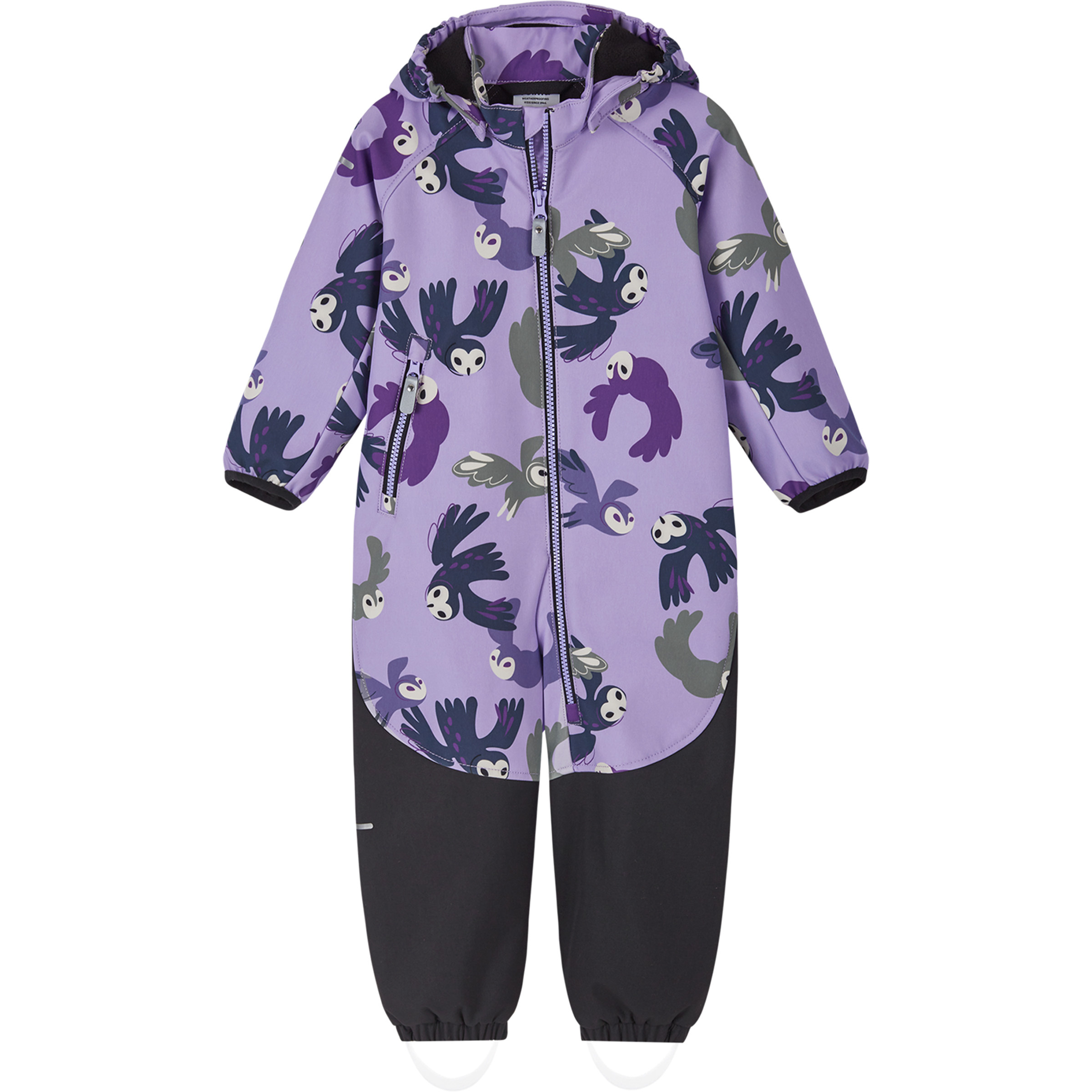 reima Mjosa Softshell Print Overall Kinder Overalls lila Größe 74 Lifestyle Winddicht Wasserabweisend