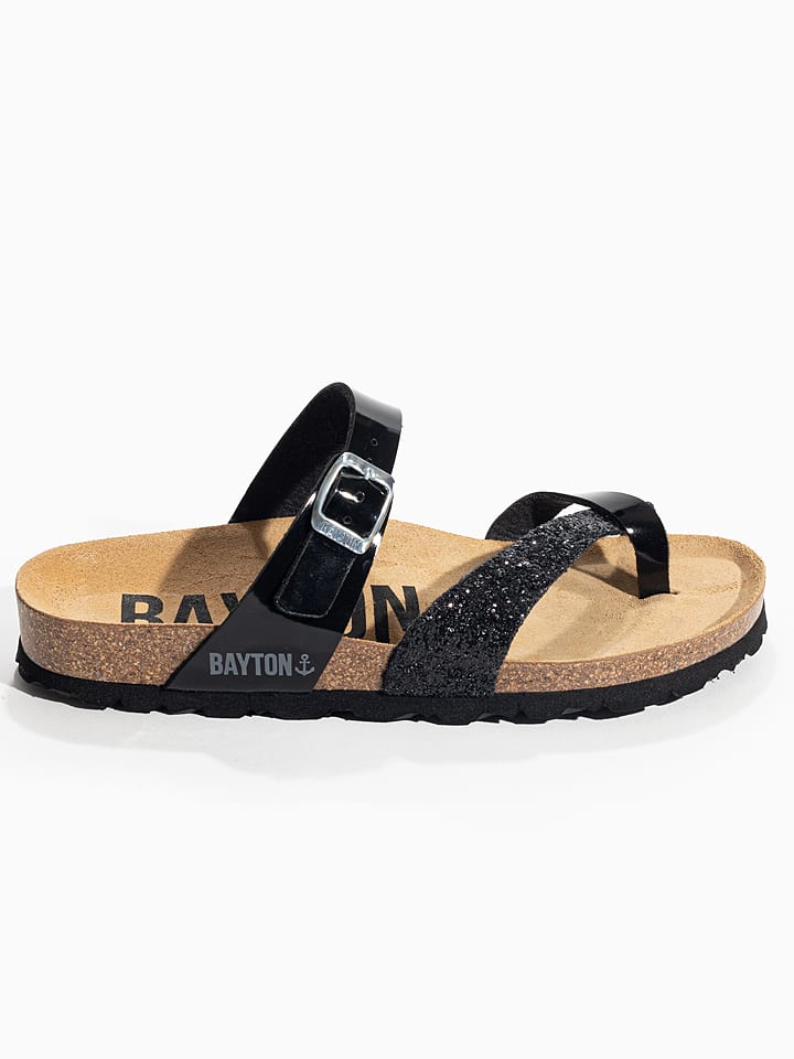 BAYTON Zehentrenner "Diane" in Schwarz - 39