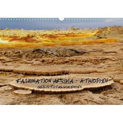 Faszination Afrika: Äthiopien - Geburtstagskalender (Wandkalender immerwährend DIN A4 quer)