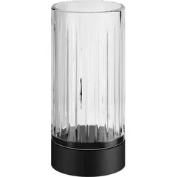 Century Zahnbürstenbecher geriffelt schwarz matt