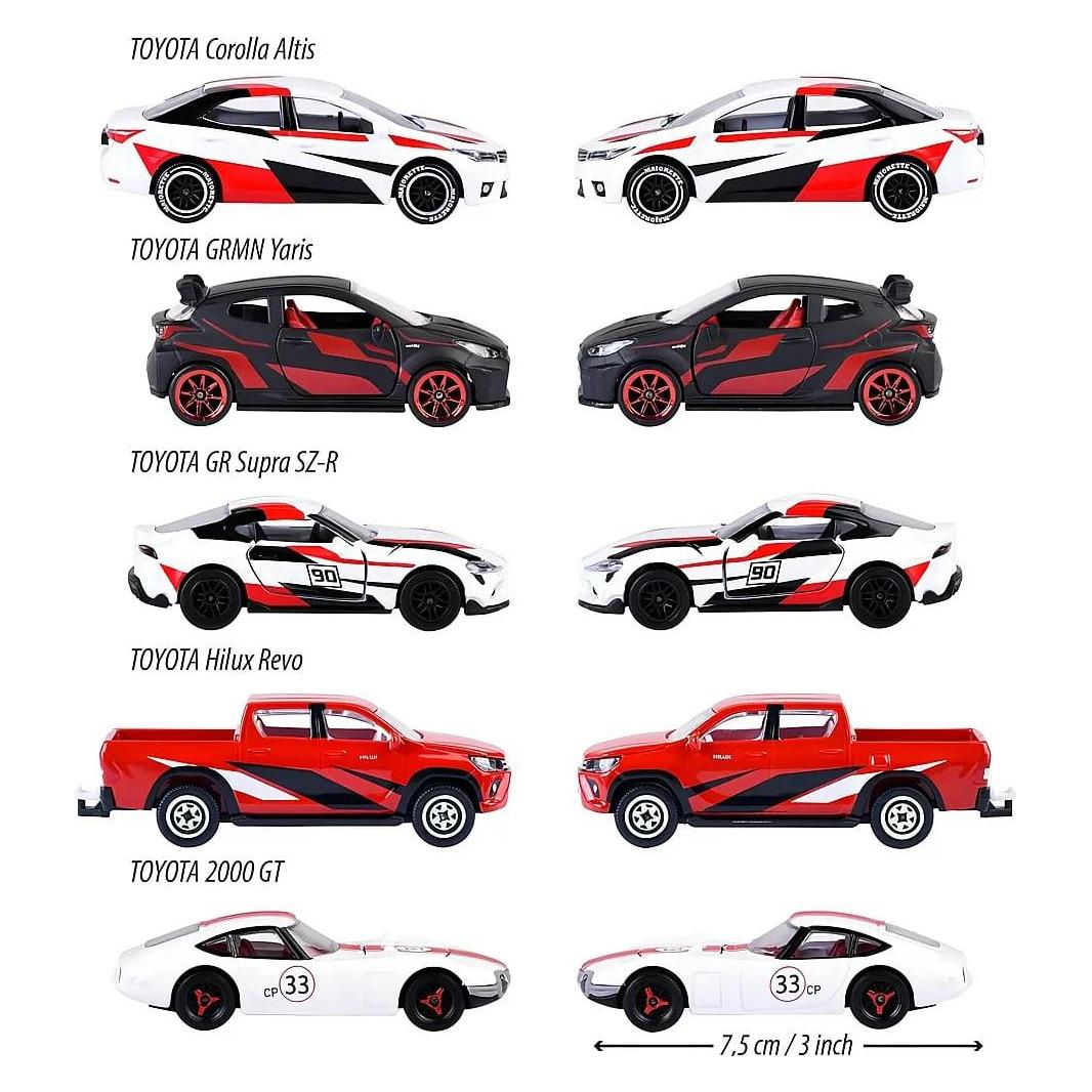 Majorette Toyota Racing 5 Pieces Giftpack (212053189)