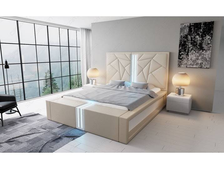 Wasserbett Imperia mit LED und eleganter Linienführung
