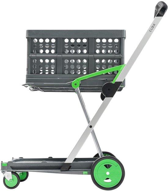 Famanu Mehrzwecktrolley mit Doppelboden und Klappfunktion - Silber