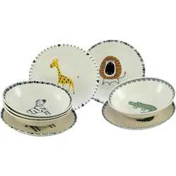 CreaTable, Geschirrset, Safari (8 Stk.)