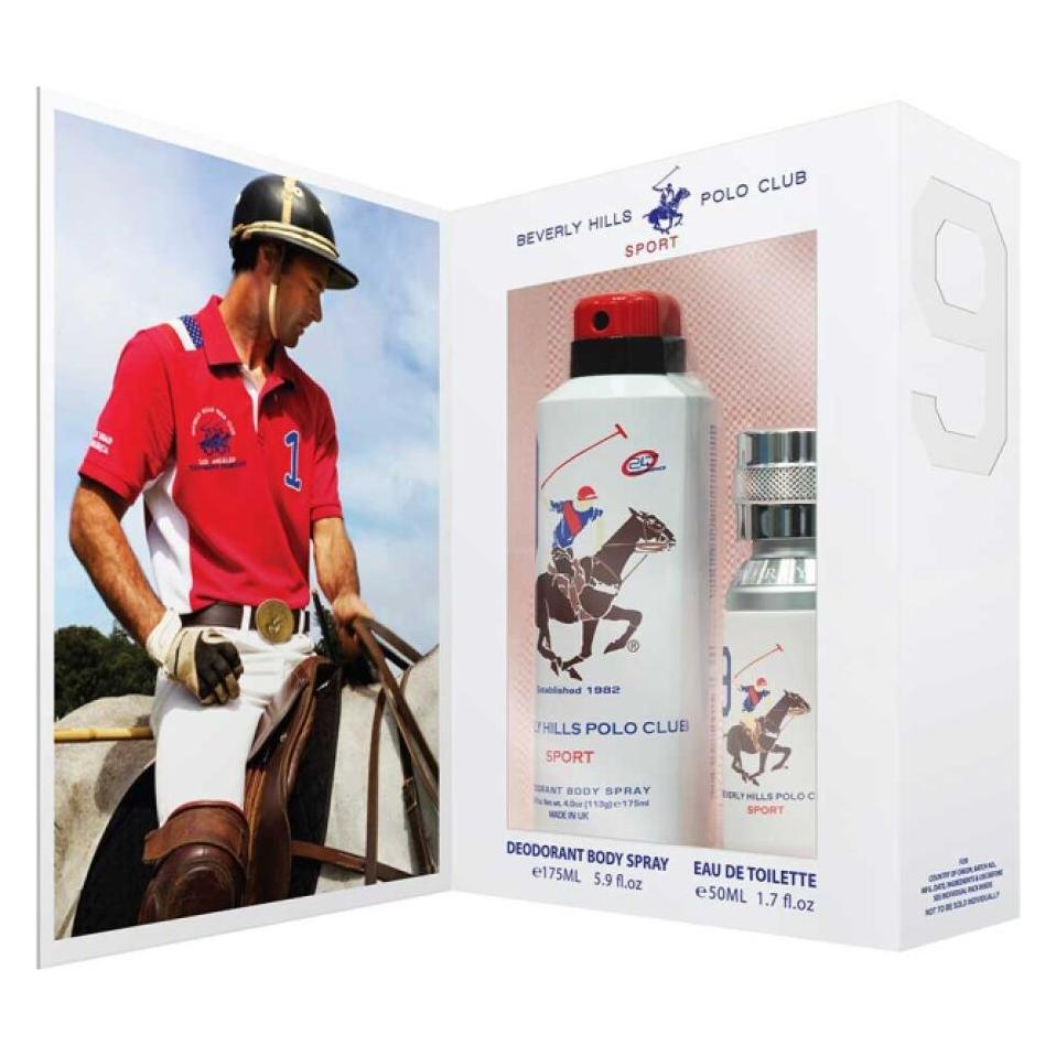 Beverly Hills Polo Club Sport 9 EDT Spray Deo Spray Set (48077422)