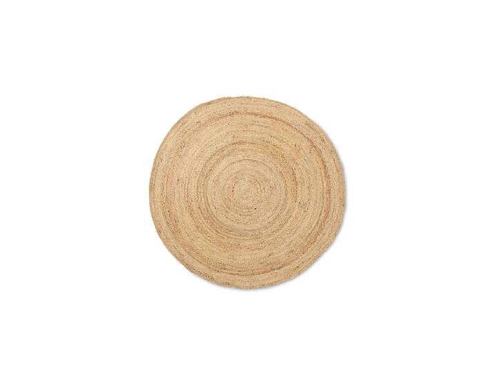 Ferm Living - Eternal Runder Jute Teppich, Ø 120 cm, natur