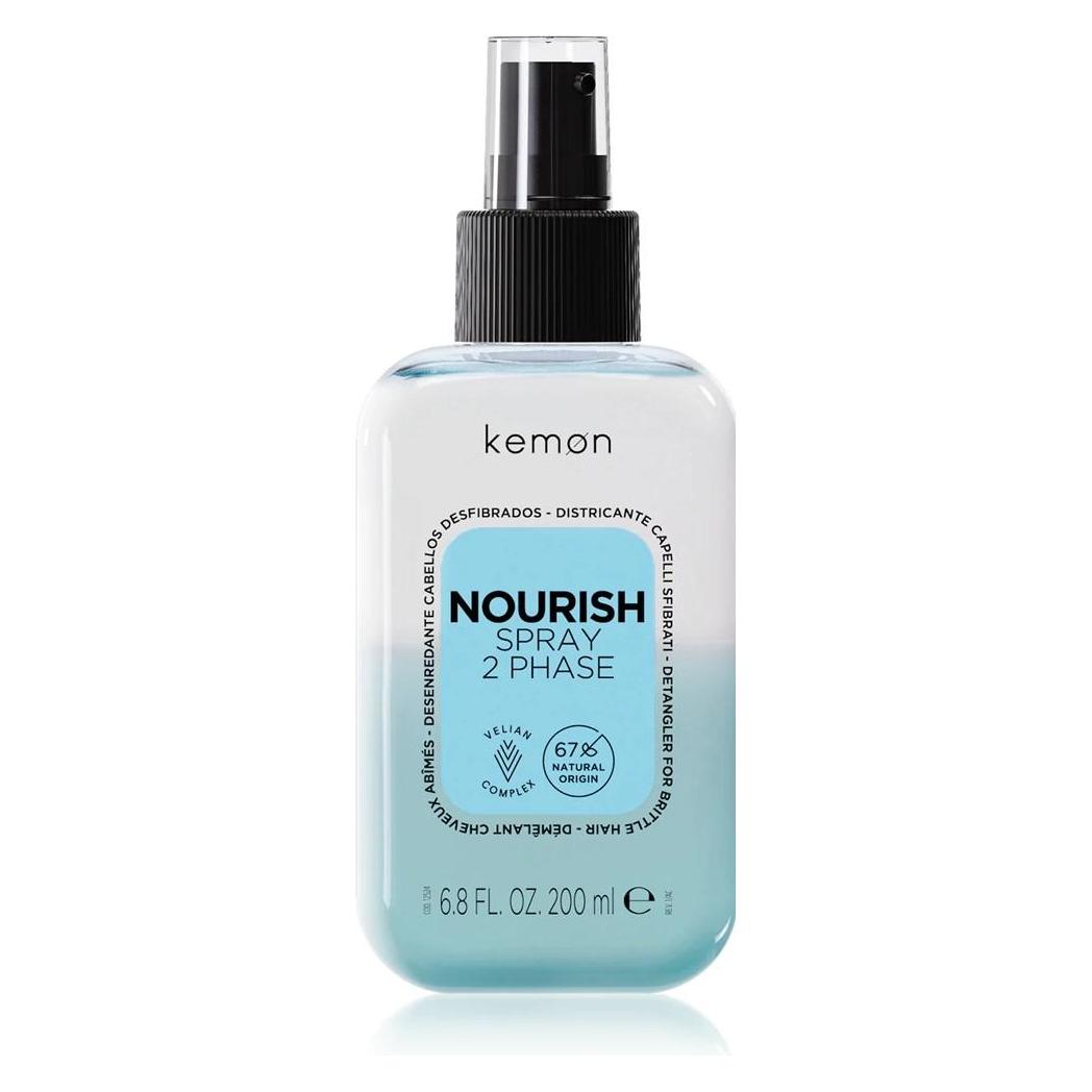 Kemon Nourish 2 Phase Detangler Spray 200ml (200 ml) (8020936096337)