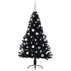 vidaXL, Weihnachtsbaum, Robin (mit 61 pinken Bällen) (150 cm)