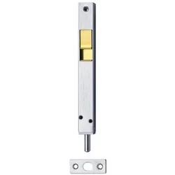 Rohrkantriegel 9260,mit Schieber,14x100mm,Hub15mm,Stahl