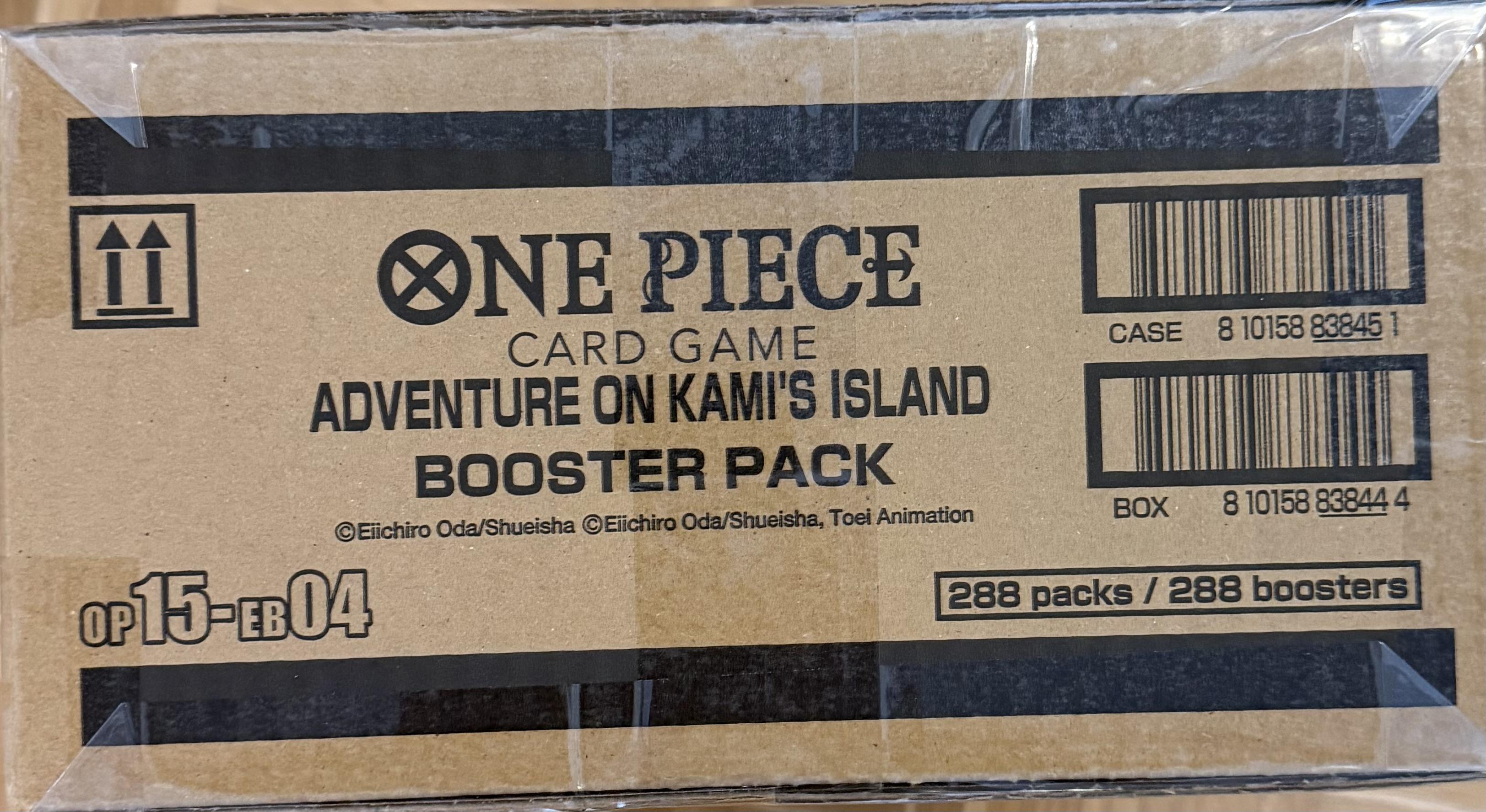 One Piece Card Game - Adventure on Kami's Island Booster Display (OP15) - Englisch. Sealed Case