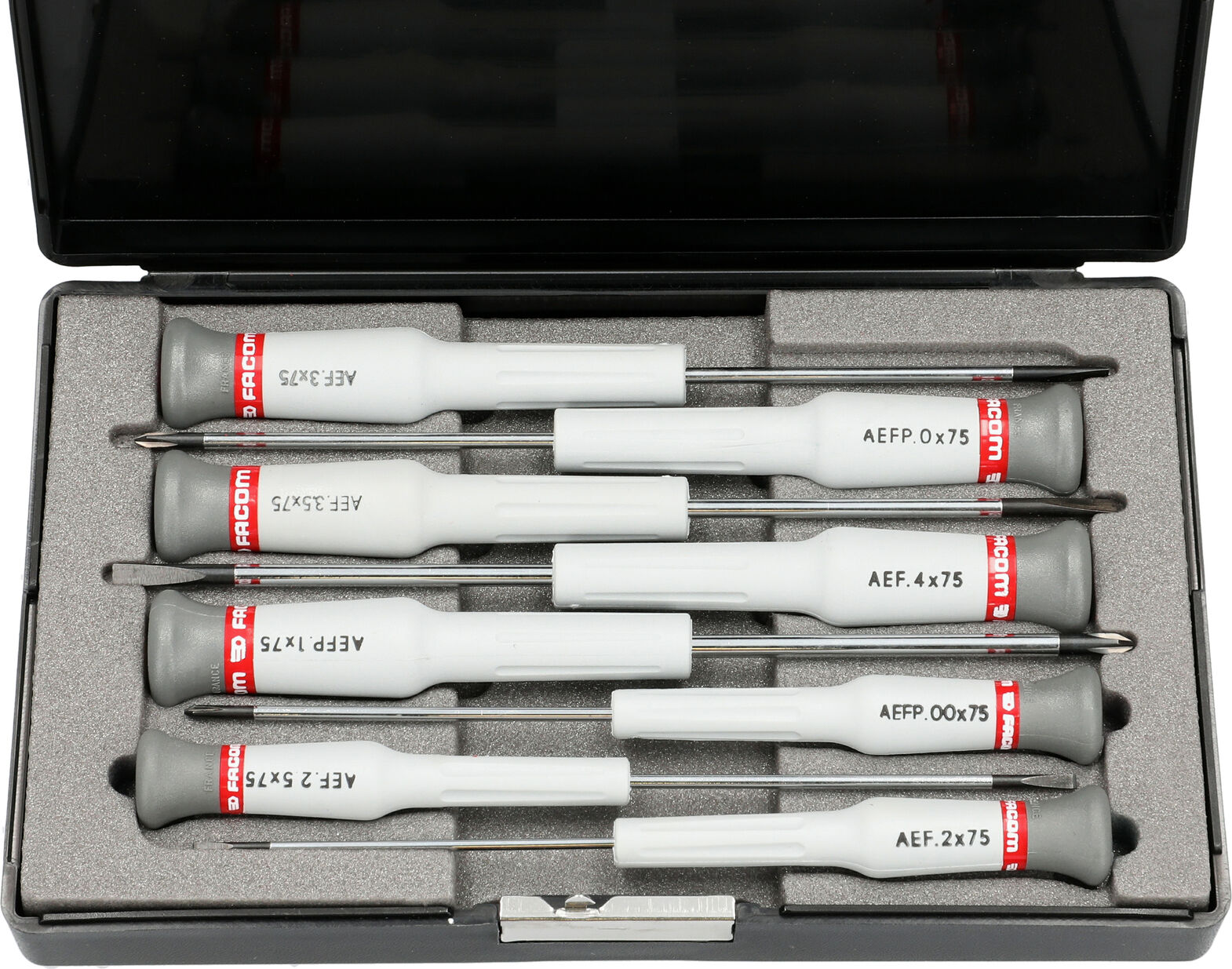 Coffret de 8 tournevis Micro-Tech® Fente / Phillips® FACOM AEF.J3