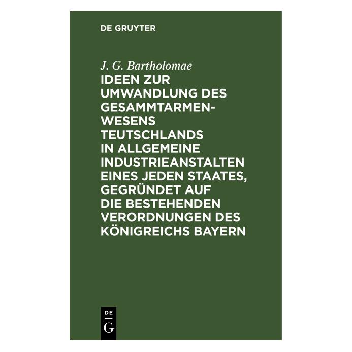 De Gruyter Bartholomae:Ideen zur Umwandlung des Ge (67776266)