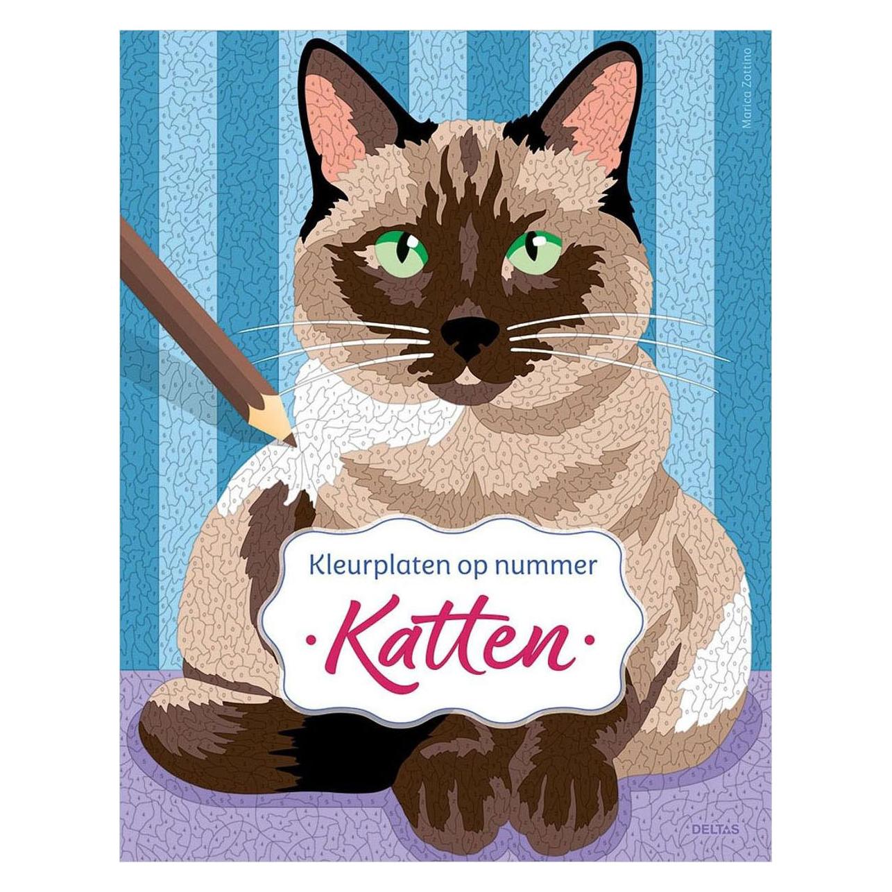 Deltas Katzen - Ausmalbilder nach Zahlen (70632690)