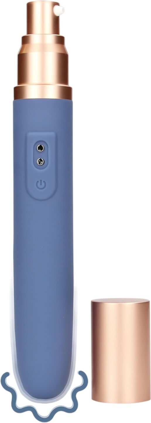 Loveline Travel - Rechargeable Vibrator with Lubricant Reservoir (Pastel Blue)