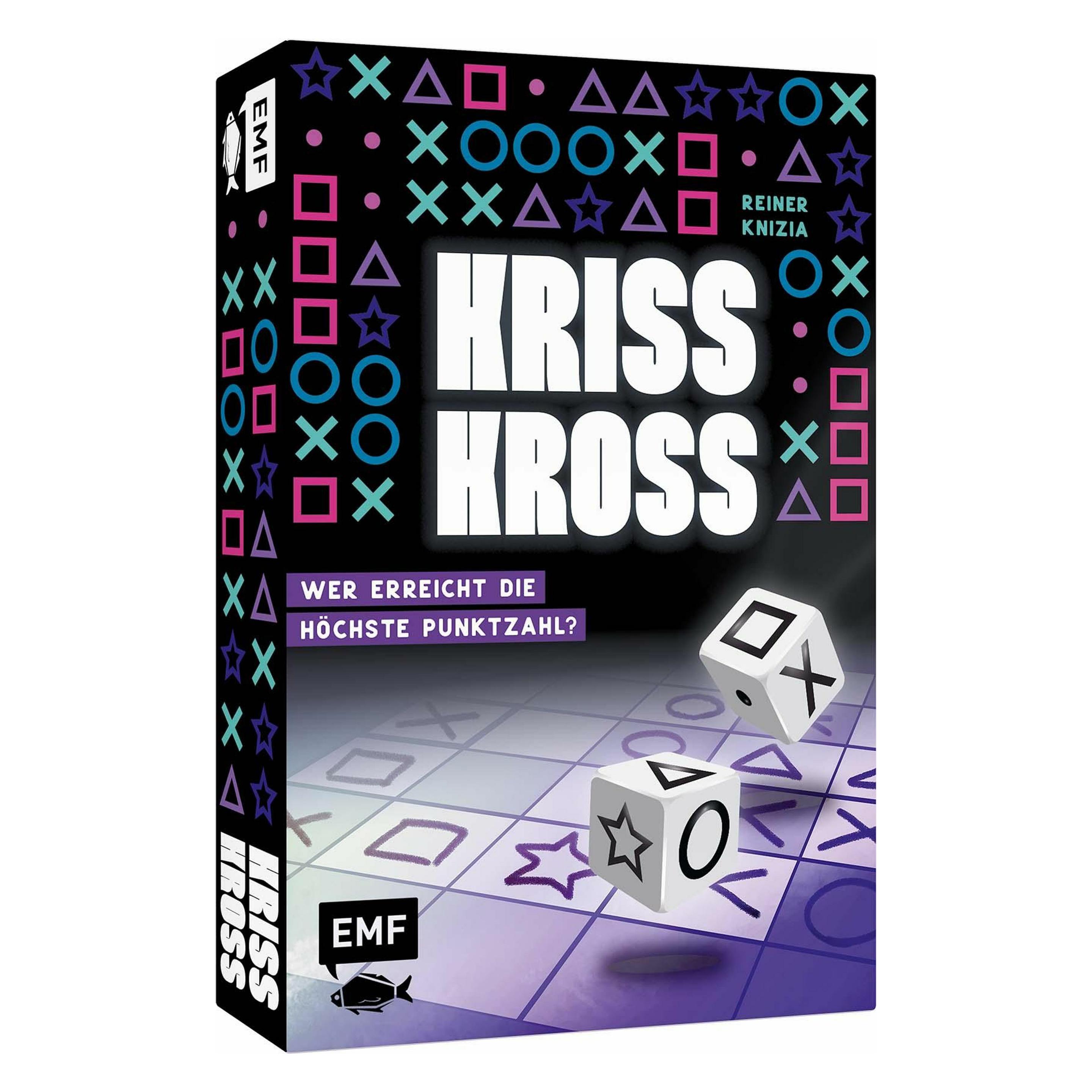 Edition Fischer Würfelspiel: Kriss Kross - Wer erreicht die höchste Punktzahl? (Deutsch, 1 - 6 Spieler) (34250)