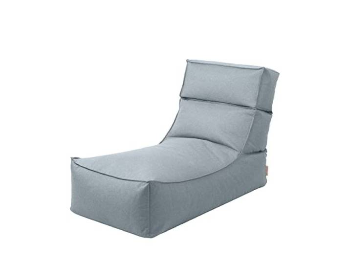 blomus Stay Outdoor-Lounger Ocean Textil 120 x 60 x 40 cm Wasserabweisend Schnelltrocknend Wetterfest Als Relaxliege oder Sitzsack für Balkon, Garten und Terrasse