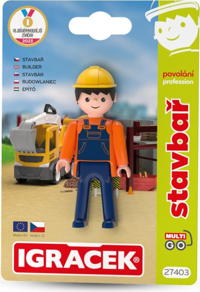 EFKO Igráček MultiGO Bouwer figuurtje
