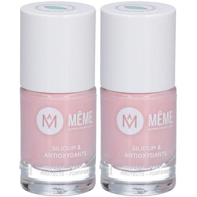 Meme Nagellack mit Silicium ant.rosa 01 2x 2x10 ml