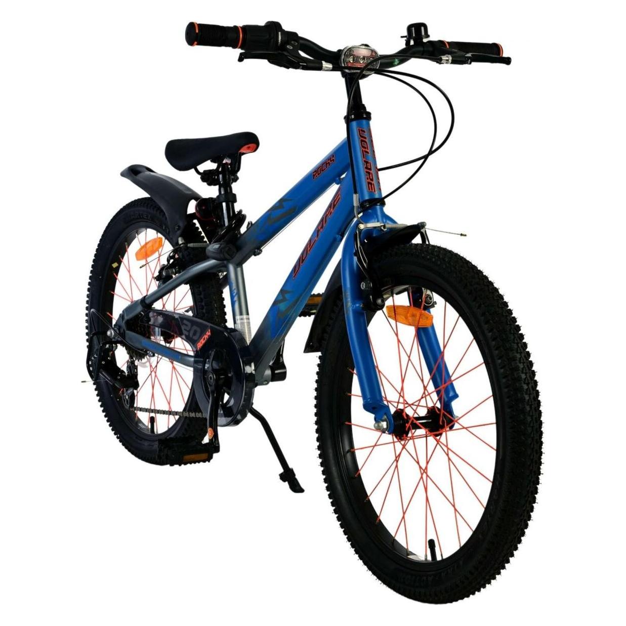 Volare Rocky Kinderfiets - 20 inch - 7 speed - Blauw (42013) (20") (42013)